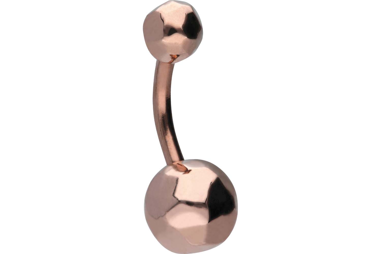 Chirurgenstahl Bananabell Piercing POLYGON-KUGELN